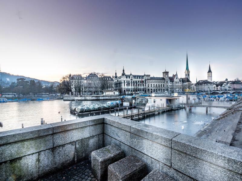 Lake Side Location Bellevue Zürich Exteriör bild